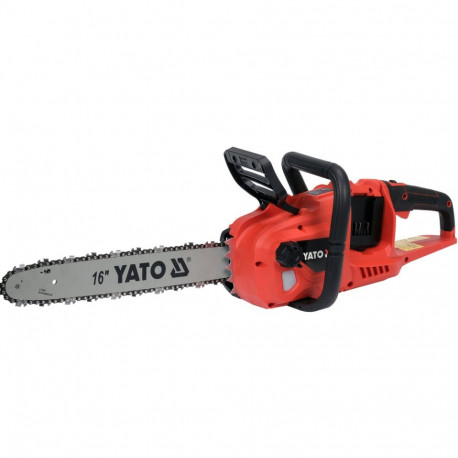 Cordless chainsaw for firewood cutting and garden work 2x18V 36V 16" 400mm 15m/s brushless YT-828132