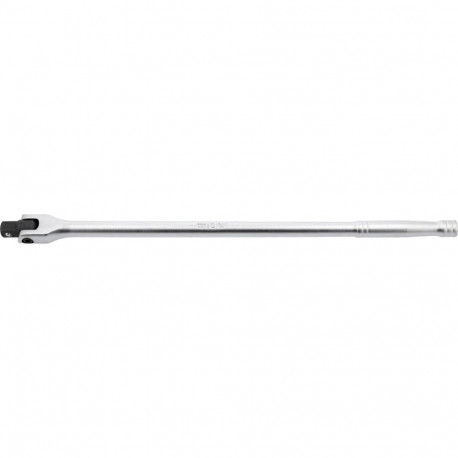 Yato YT-1242 flexible handle 1/2", 457mm, 20mm, CrV 50BV30, chrome plated, satin, DIN 3121