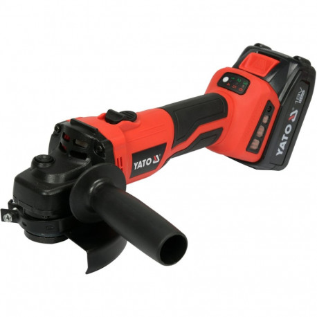 Yato YT-828294 cordless angle grinder, 18V, 125mm, 3000-8500min⁻¹, 4Ah, brushless, soft start, 6 spe