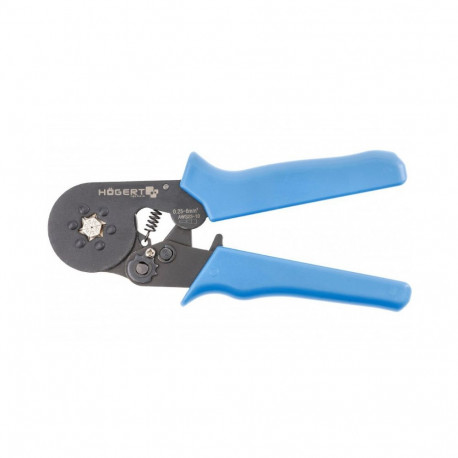 Hogert HT1P205 pressimistangid, 175mm, 0.25-6mm², kuusnurkne matriits, libisemiskindel käepide