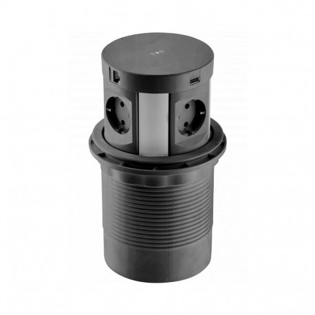 Pistikupesade torn lauale COMFORT PLUS; AE-BPW4S120P-20 GTV