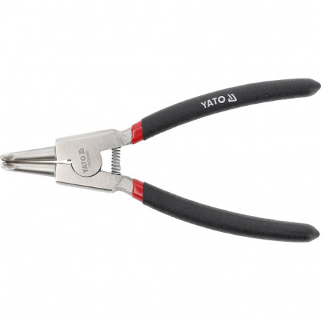 Yato YT-2141 external circlip pliers, 150 mm, CrV, nickel-plated, PVC handles
