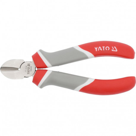 Yato diagonal side cutting pliers YT-2036, 160mm, DIN 5746, universal, polished head, nickel plated 