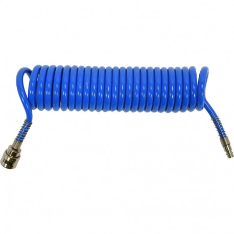 Yato Spiraalset Õhu Voolik YT-24201, 5m, 5.5mm, 8mm, 12bar, PU, kiire ühenduse suurus 1/4"
