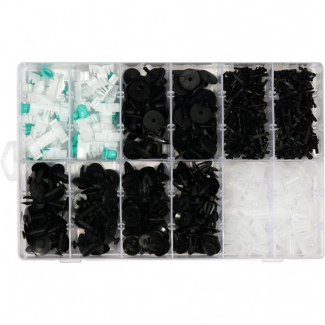 Yato Car Clips Assortment MODEL YT-06661, 290 pcs, GRD, BMW, 6 types