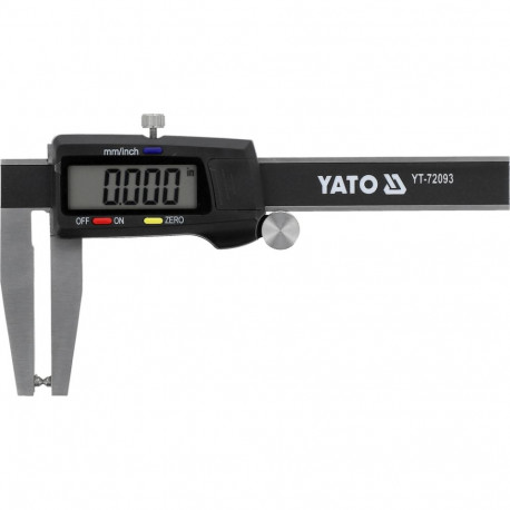 Yato Digital Brake Disc Caliper YT-72093, 0-70 mm, ±0.03 mm, 55 mm, 180 mm, DIN 862, LCD, battery, s