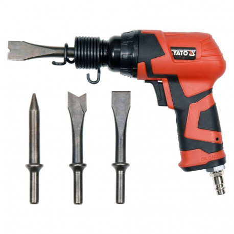 Yato YT-09904 pneumatic hammer, 0.63 MPa, 113 l/min, 4500 min⁻¹, 10 mm, 3/8", composite body, 4 chis