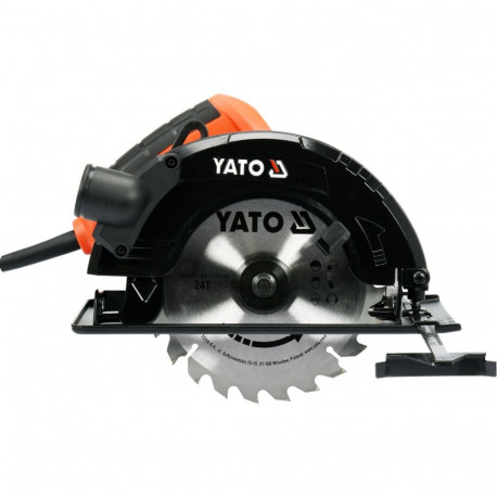 Yato Circular Saw YT-82152, 1500W, 4800 rpm, 220-240V, 50Hz, cutting depth 65/45mm, 185mm, 24 teeth,