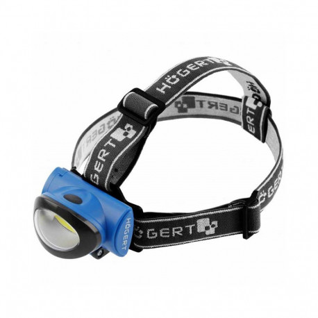 Hogert HT1E420 Headlamp, 3xAAA 1.5V, 3W, 160lm, 10m, IP20, 6400K, 3 modes, ABS