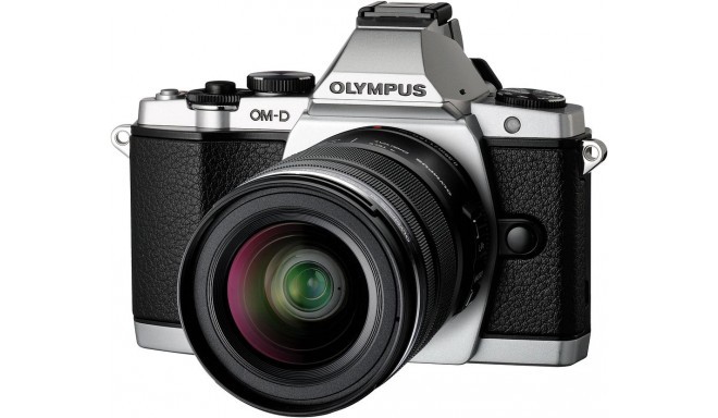 Olympus OM-D E-M5 + ED 12-50mm Kit, hõbedane