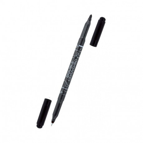 Marķieris matricām abpusējs, apaļš, Ø0.6/2.5mm, melns