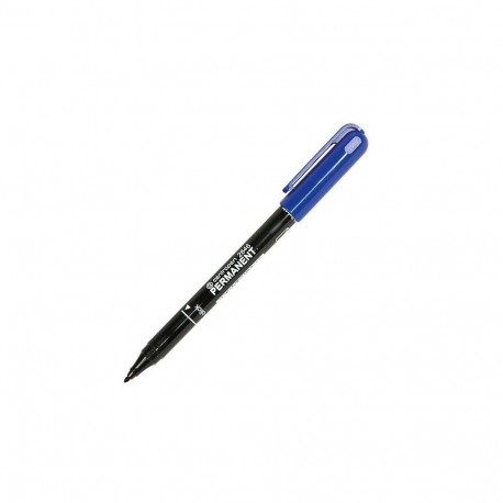 Marķieris, permanentais, apaļš, Ø1mm, zils