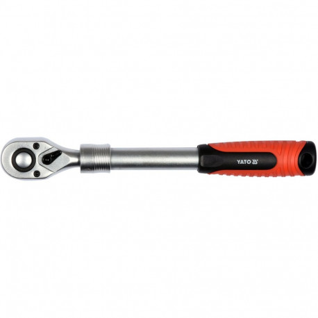 Telescopic ratchet handle for sockets with quick release 3/8" 72 teeth CrV6135 215-315mm YT-0298 YAT