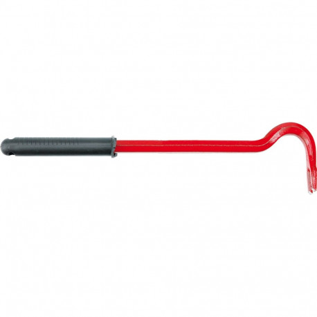 Crowbar 300mm, single sided with rubber handle VOREL