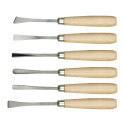 Peitlite komplekt puidule (6tk.)