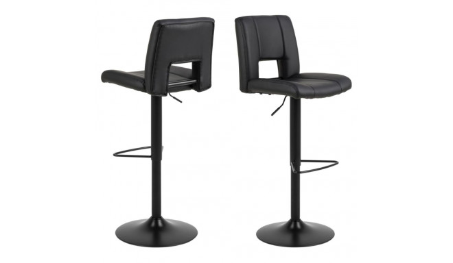 Baaritool SYLVIA kõrguse regulaatoriga, must