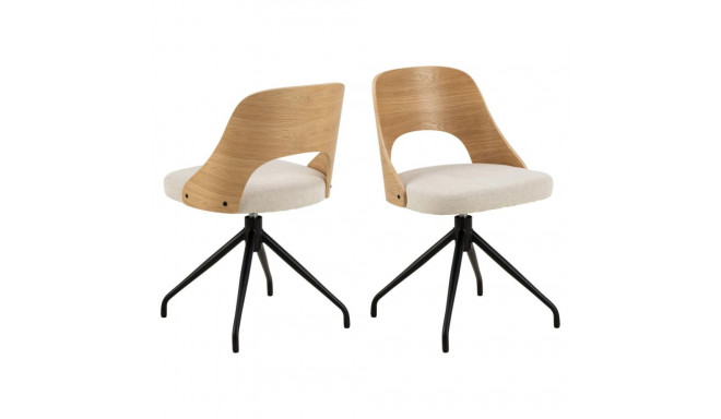 Söögitool LUCY pöörlev, beež kangas