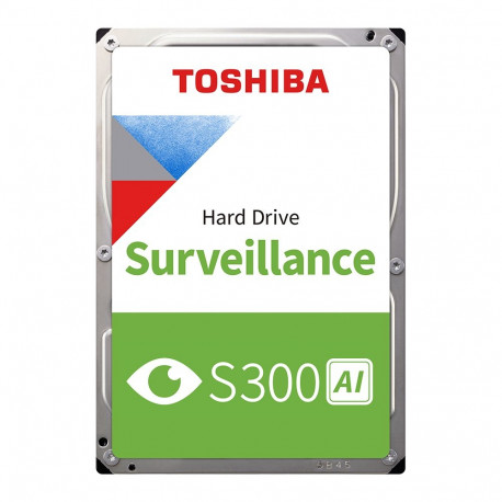 HDD Video Surveillance TOSHIBA S300 AI 10TB CMR, 3.5'', 512MB, 7200RPM,SATA