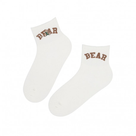 SOKISAHTEL TERRA valged sokid karuga 444