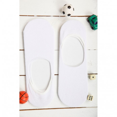 SOKISAHTEL NORMAN valged madalad sokid meestele ja naistele 444
