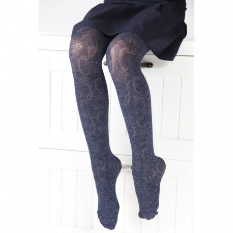 SOKISAHTEL ILIA sinised tüdrukute puuvillased sukkpüksid 454, 427