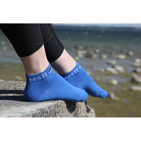 SOKISAHTEL VIRU puuvillased sinised sokid naistele ja meestele 444, 446, 452