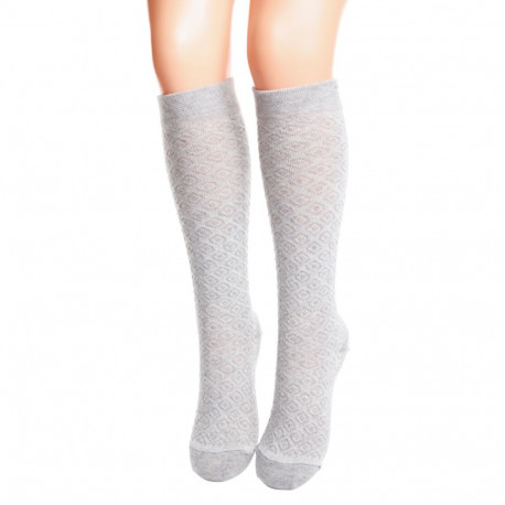 SOKISAHTEL PILLE hallid puuvillased põlvikud lastele 438