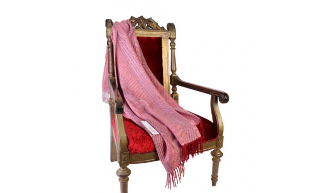 SOKISAHTEL Alpakavillane punakas kalasabamustriline pleed 425