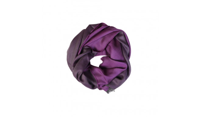 SOKISAHTEL Alpakavillane tumelilla kahepoolne siidisegune sall 425