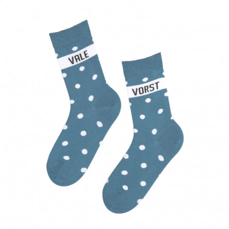 SOKISAHTEL VALEVORST sinised puuvillased sokid 444, 446