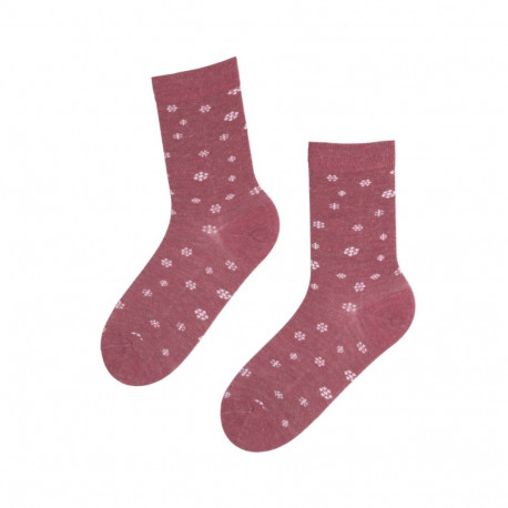 SOKISAHTEL SNOWSTORM angooravillased roosad sokid 446