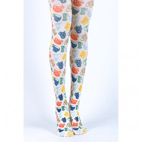 SOKISAHTEL TEATIME teetasside printmustriga sukkpüksid 442