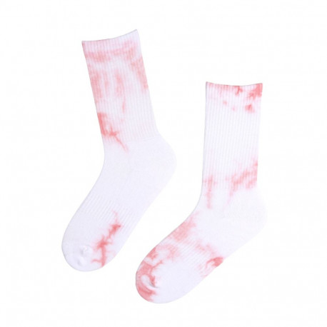 SOKISAHTEL TIEDYE roosad puuvillased jooksusokid 446