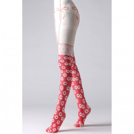 SOKISAHTEL ROSES roosilise printmustriga sukkpüksid 442