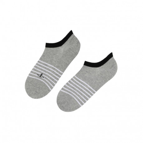 SOKISAHTEL CREW hallid madalad puuvillased sokid 444