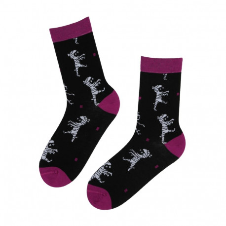 SOKISAHTEL MUMMY musta värvi halloweeni sokid 444