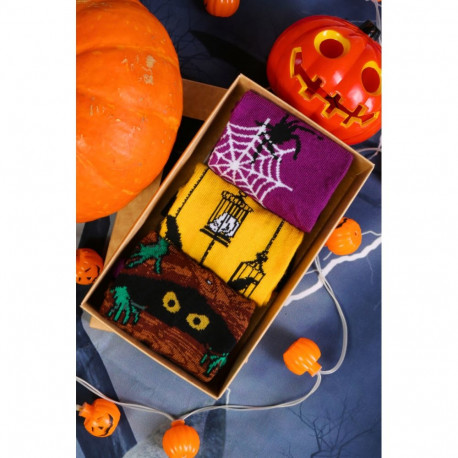 SOKISAHTEL Halloweeni kinkekarp BURTON 3 sokipaariga 444, 446