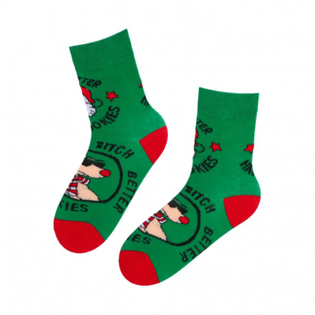 SOKISAHTEL DAVID rohelised humoorikad 18+ jõulusokid 444