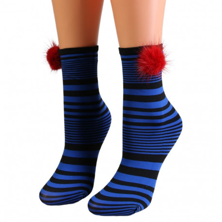 SOKISAHTEL Sarah Borghi NUCCIA sinised triibulised sokid 444