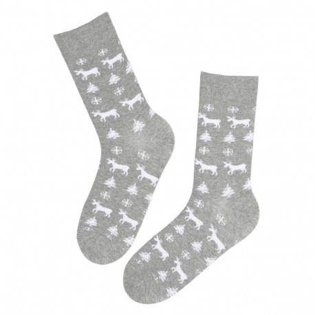 SOKISAHTEL AILO helehallid jõulusokid meestele 446