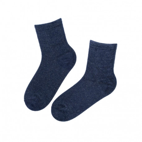 SOKISAHTEL SÄDE tumesinised sädelevad pehmed sokid 444