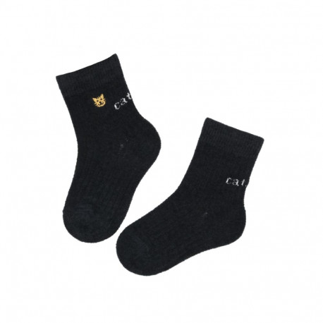 SOKISAHTEL EMILY musta värvi pehmed sokid lastele 438, 439