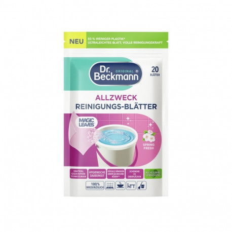Dr. Beckmann Floor & Multi‑Surface Cleaning Sheets Magic Leaves Spring Fresh 20 pcs.