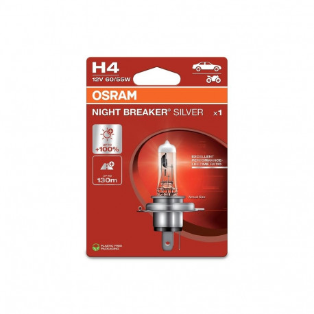 CAR LIGHT 60/55W 12V P43T 10XBLI1 H4