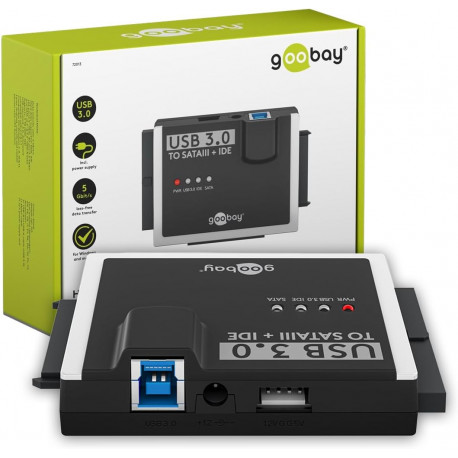 Goobay kõvaketta adapter IDE/SATA USB