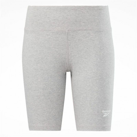 Short Sports Leggings Reebok Identity Sl Fitted Short Grey