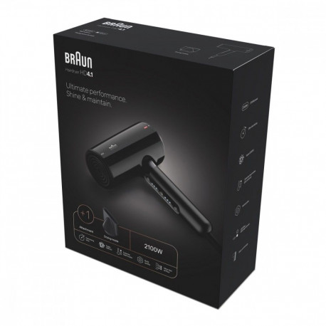 Based on the specifications for the BaByliss HD410E (Digital Sensor Hair Dryer), th