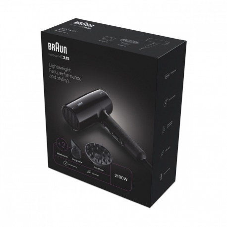 Based on the model provided, here is the product information for the BaByliss HD215E Hair Dr