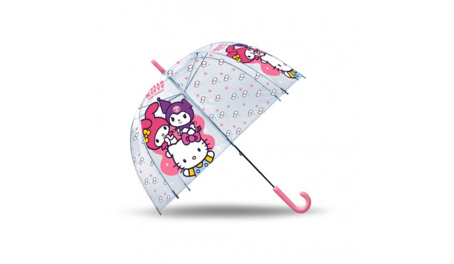 Hello Kitty läbipaistev vihmavari