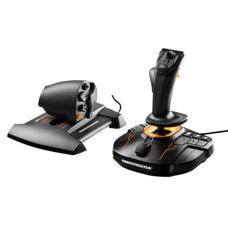 The Thrustmaster T.16000M FCS HOTAS is a high-precision flight control system desig